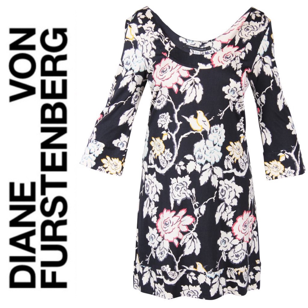 Diane Von Furstenberg DVF Black Aggie Dress